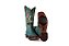 Bota Feminina Goyazes - Couro Flex Metal Azul/Dourado - Solado Couro - 263201 CC_02 - Imagem 12