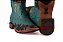 Bota Feminina Goyazes - Couro Flex Metal Azul/Dourado - Solado Couro - 263201 CC_02 - Imagem 14