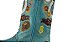 Bota Feminina Goyazes - Couro Flex Metal Azul/Dourado - Solado Couro - 263201 CC_02 - Imagem 18