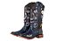 Bota Feminina Goyazes - Dallas Turquesa/Mustang Preto - Solado Couro - 263201 CC_03 - Imagem 1