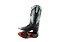 Bota Feminina Goyazes - Bico Fino - Bison Preto/USA - Solado Couro - 266702 CC_02 - Imagem 9