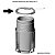 Capa Tanque Lavadora Electrolux Lbu16 Codigo A99524802 Original - Imagem 1