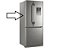 Porta Do Refrigerador Esquerda Inox Geladeira Electrolux Dm83X / Dm84X A02224702 A02224701 Original ( Apenas a Porta com a Gaxeta ) - Imagem 2