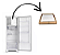 Porta Congelador Geladeira Electrolux RFE39 e RFE38  A11340401 Original - Imagem 3