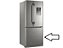 Porta Do Freezer Inox Refrigerador / Geladeira Electrolux Dm84X / Dm85X / Dm86X A02329902 Original ( Apenas a Porta com a Gaxeta ) - Imagem 4