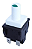 Botão Branco Lâmpada Verde Liga e Desliga Freezer Electrolux FE22 FE26 FFE24 Código 64491701 Original - Imagem 2
