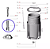Agitador Superior Maquina de Lavar Electrolux LWI13 LED13 LED14 LED15 LEC14 LEJ14 LEC15 A12091602 Original - Imagem 5
