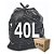 Sacos para  Lixo Fardo c/ Lixo 40 Litros - Imagem 1