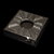 CINZEIRO HIT PREMIUM WOOD BLACK - Imagem 1