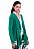 Casaco Feminino Manga Longa Cardigan Trendz Verde Bandeira - Imagem 2