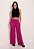 Calça Feminina Pantalona Canelada com Bolsos - Imagem 6