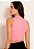 Cropped Feminino Gola Alta Regata Canelado - Imagem 9