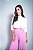 Cropped Feminino Gola Alta Manga Longa - Imagem 1
