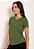 Blusa Feminina Baby Look Decote V Visco - Imagem 6