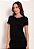 Blusa Feminina Baby Look Decote V Visco - Imagem 4