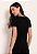 Blusa Feminina Baby Look Decote V Visco - Imagem 8