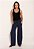 Calça Feminina De Viscose Pantalona - Imagem 9