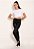 Calça Legging  Cirre Feminina Com Franzido - Imagem 3