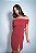 Vestido Curto Canelado Ombro a Ombro - Imagem 1