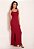 Vestido Longo Canelado com Fenda Lateral - Imagem 8