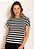 Blusa Feminina Listrada Com Alça Ajustável - Imagem 1