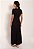 Vestido Modal Longo Com Bolso Lateral e Fenda Frontal - Imagem 6