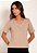 Blusa Modal Feminina em Gola V - Imagem 4