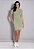 Vestido Liso de Tricot Gola Careca - Imagem 1