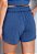 Shorts Feminino de Amarrar Cós Alto Franzido Detalhado - Imagem 14