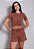 Shorts Feminino de Amarrar Cós Alto Franzido Detalhado - Imagem 16