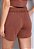 Shorts Feminino de Amarrar Cós Alto Franzido Detalhado - Imagem 15
