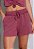 Shorts Feminino de Amarrar Cós Alto Franzido Detalhado - Imagem 5