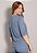 Blusa Feminina Com Manga 3/4, Costas Alongadas e Gola V Bella - Imagem 3