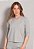 Blusa Feminina Com Manga 3/4, Costas Alongadas e Gola V Bella - Imagem 14