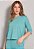 Blusa Feminina Com Manga 3/4, Costas Alongadas e Gola V Bella - Imagem 7