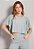 Cropped Feminino Manga Morcergo Piquet Bella - Imagem 3