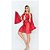 HOBBY CURTO EM TULE COM RENDA VERMELHO- DOCE OHAR - Imagem 1