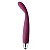 Vibrador Clitoriano ou Ponto G Cabeça Flexível LUXO Recarregável  5 Vel.- CICI - SVAKOM Vinho - Imagem 6