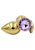 Plug Anal Metal Joia com Cristal 9x4cm DOURADO - G - 7054 - - Imagem 5
