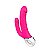 Jakiro - Vibrador Estimulador Ponto G Com Plug Anal Recarregável Em Soft Touch  9 Vibrações PINK - Imagem 3