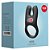 Anel Peniano Recarregável em Silicone 5 Vibrações e Estimulador Clitoriano NÓS – Anel Peniano Fun Factory - Preto - Imagem 1