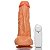 Prótese Pênis Pinto Vibrador C/ Ventosa 19,5x5,5cm - ADAO39 - Imagem 2