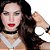 FETICHE CHOKER ATHENA PYTOHON SPIKE 3 PRETO U - Imagem 3