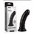 PROTESE BLACK MAMBA COM VENTOSA 20X4,5CM DOM057 PRETO - Imagem 1