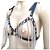 FETICHE BUSTIER CASCATA DE CORRENTES BT054 PRETO - Imagem 1