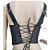 FETICHE CORSELET GHOTIC CP013 PRETO - Imagem 4
