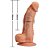 CAPA PENIANA COM CINTA MARS DILDO C/ ESCROTO E VENTOSA REF.6 - Imagem 4