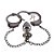 FETICHE ALGEMAS X PLUG ANAL CRAVEJADO (HA147) ONIX M - Imagem 2