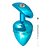 PLUG ANAL ANATOMICO HARD (HA140) AZUL M - Imagem 2