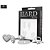 PLUG ANAL KIT CROMADO C/ 04 BASES HARD CROMADO - Imagem 1
